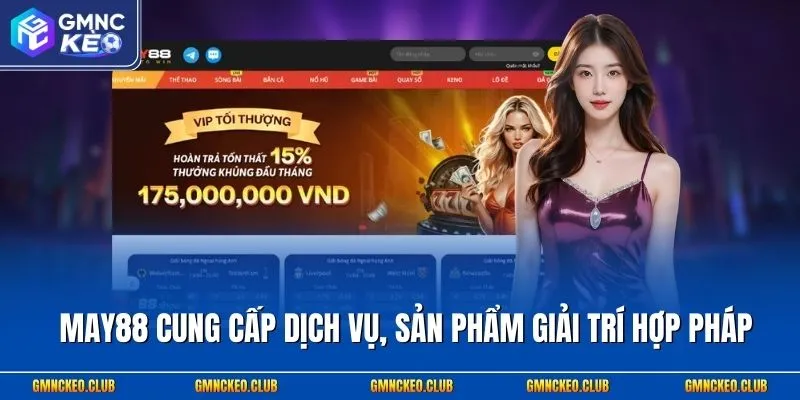Đánh Giá Nhà Cái Uy Tín Nhất Việt Nam 2026 Từ Gmnckeo Club 3 May88 cung cấp dịch vụ, sản phẩm giải trí hợp pháp