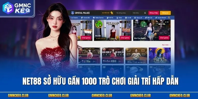 Đánh Giá Nhà Cái Uy Tín Nhất Việt Nam 2026 Từ Gmnckeo Club 2 NET88 sở hữu gần 1000 trò chơi giải trí hấp dẫn
