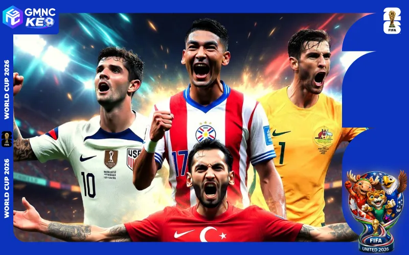 Lịch thi đấu bảng D World Cup 2026 theo giờ Việt Nam chuẩn 1 Bảng D World Cup 2026