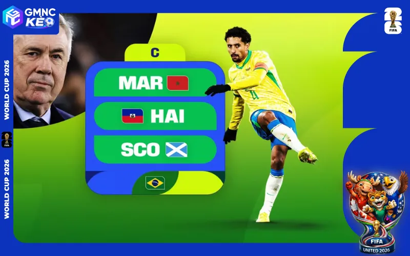 Lịch thi đấu đội tuyển Brazil tại World Cup 2026 mới nhất 1 Cục diện bảng C World Cup 2026