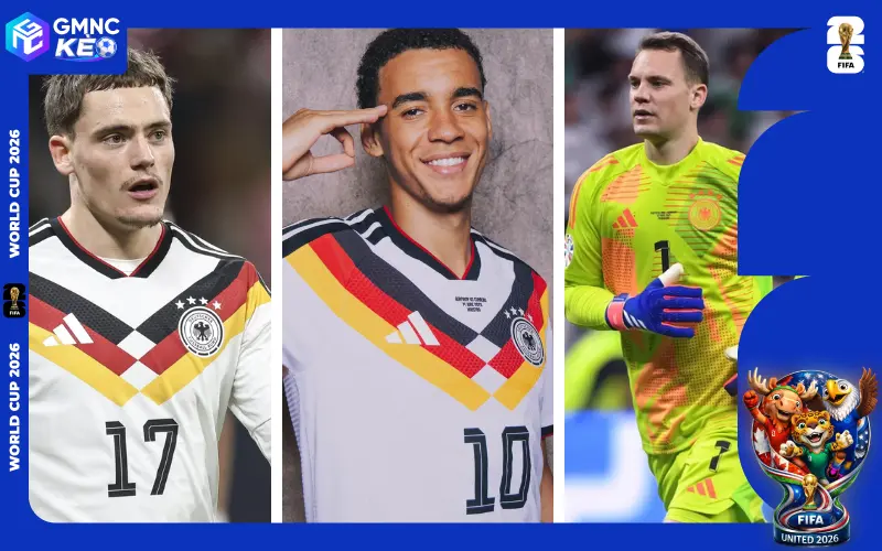 Danh sách cầu thủ đội tuyển Đức tại World Cup 2026 2 3 cầu thủ đội tuyển Đức đáng chú ý