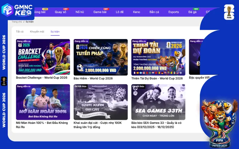 Tổng hợp khuyến mãi nhà cái mới nhất mùa World Cup 3 BIN88 với 3 chương trình khuyến mãi hấp dẫn