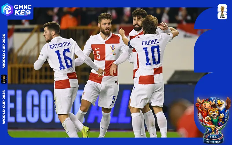 Croatia lần 7 tham dự World Cup