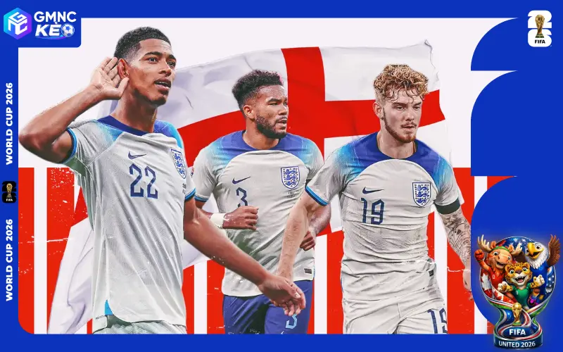 Danh sách cầu thủ đội tuyển Anh tại World Cup 2026