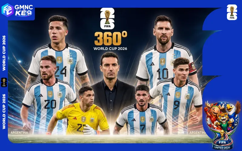 Danh sách cầu thủ đội tuyển Argentina tại World Cup 2026