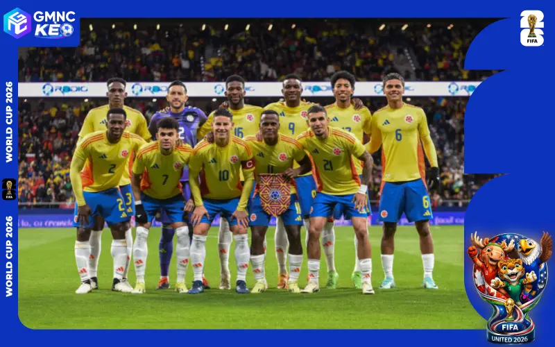 Danh sách cầu thủ đội tuyển Colombia tại World Cup 2026