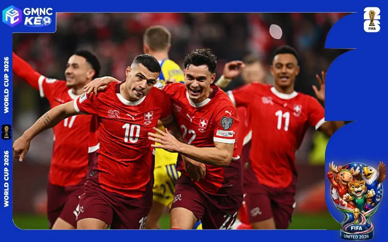 Điểm đáng chú ý đội hình Thụy Sĩ dự WC 2026