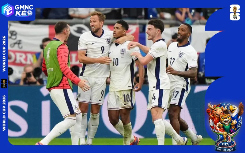 Đội tuyển Anh cũng thuộc top mạnh nhất tại World Cup 2026