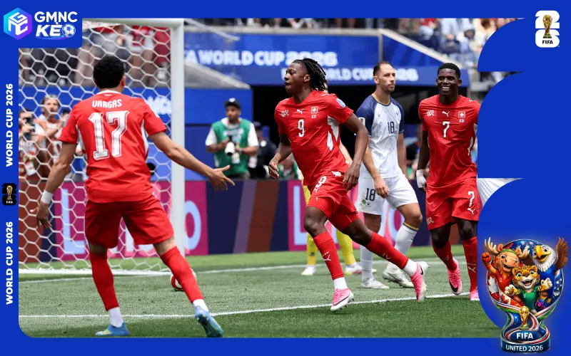 Nhận định đội tuyển Thụy Sĩ tại World Cup 2026 1 Đội tuyển Thụy Sĩ đứng đầu bảng B WC 2026