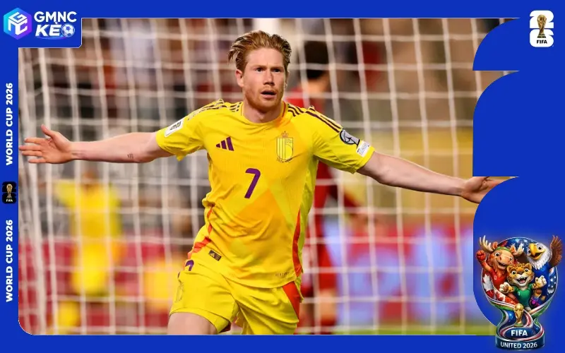 Kevin de Bruyne và mục tiêu tại vòng chung kết WC 2026