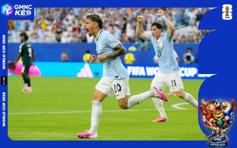 Danh sách cầu thủ đội tuyển Uruguay tại World Cup 2026 3 Araújo là người hùng của toàn đội