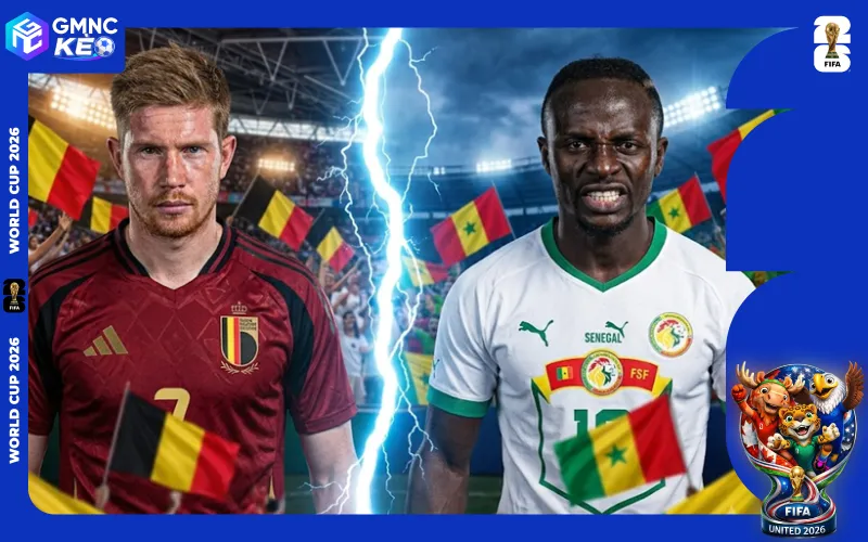 Tương quan lực lượng giữa Bỉ và Senegal