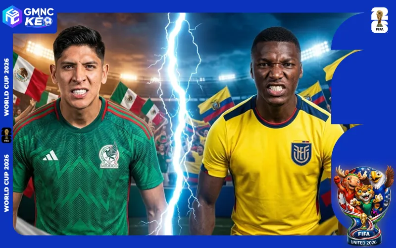 Tương quan lực lượng giữa Mexico vs Ecuador