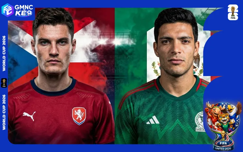 Tương quan lực lượng trước trận giữa CH Séc và Mexico
