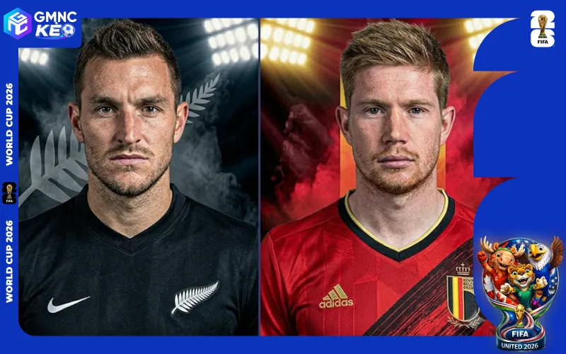 Tương quan lực lượng trước trận giữa New Zealand vs Bỉ