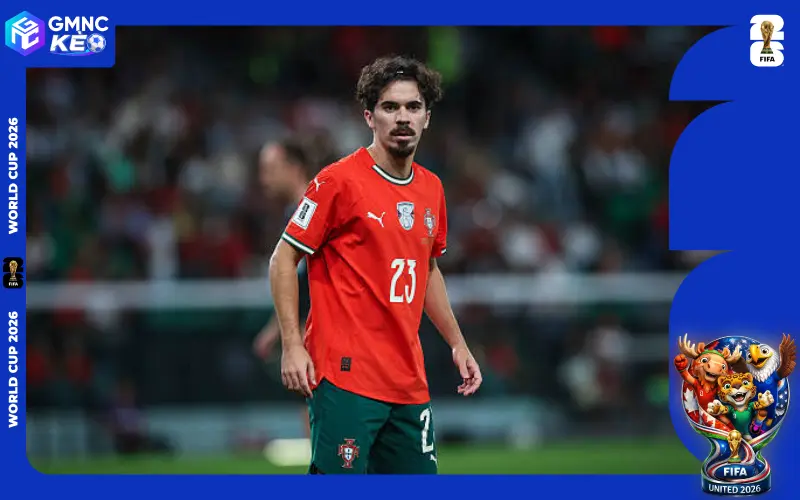 Danh sách cầu thủ đội tuyển Bồ Đào Nha tại World Cup 2026 2 Vitinha nhận chiếc áo số 23