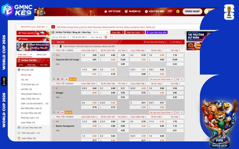Bình chọn trang cá độ bóng đá tốt nhất sau mùa World Cup 2026 3 RICBET được đánh giá cao về kèo live