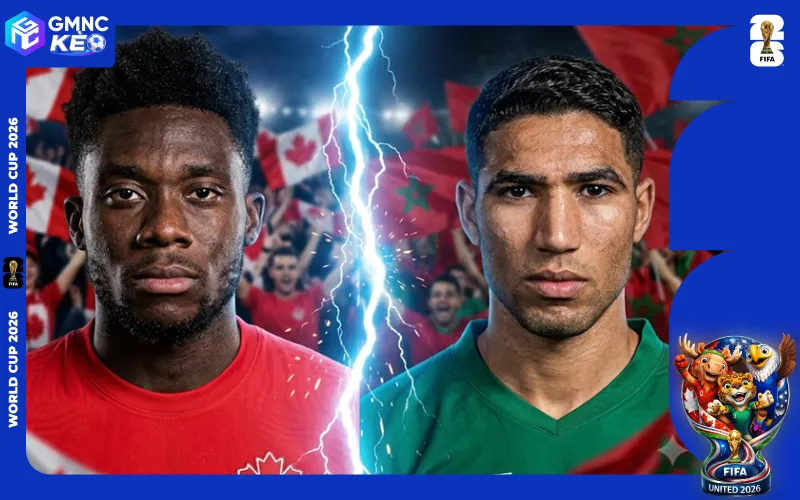 Tình hình lực lượng hai đội Canada và Morocco