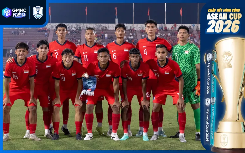 Tình hình lực lượng tuyển Singapore khi bước vào ASEAN Cup 2026