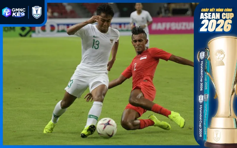 Thực lực của tuyển Singapore vs Indonesia được đánh giá tương đương nhau