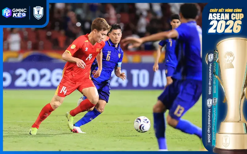 Việt Nam với lợi thế dẫn trước 2 bàn ở trận lượt đi trên sân nhà Thái Lan