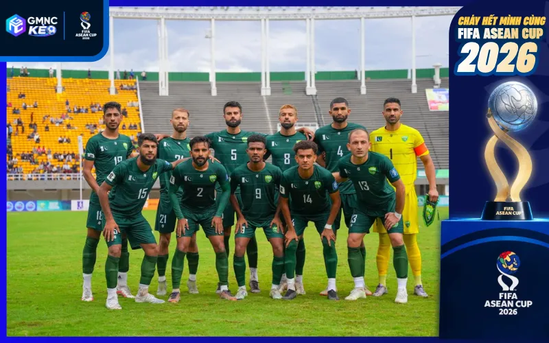 Cơ hội đi tiếp của Pakistan tại FIFA ASEAN Cup 2026 là rất thấp