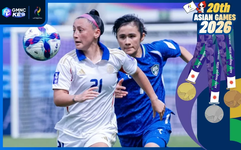 Cuộc đối đầu giữa nữ Philippines vs nữ Uzbekistan sắp diễn ra