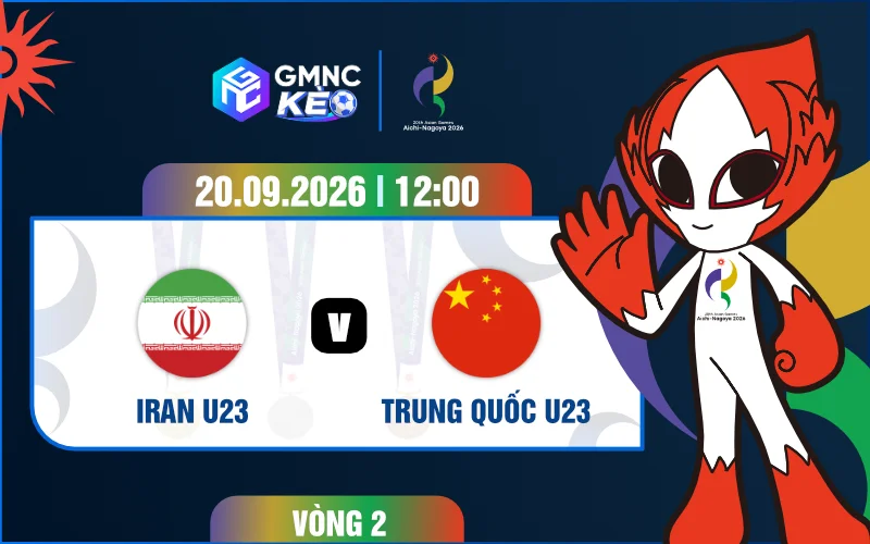 Soi kèo U23 Iran vs U23 Trung Quốc 12h00 ngày 20/09/2026 - ASIAD 2026