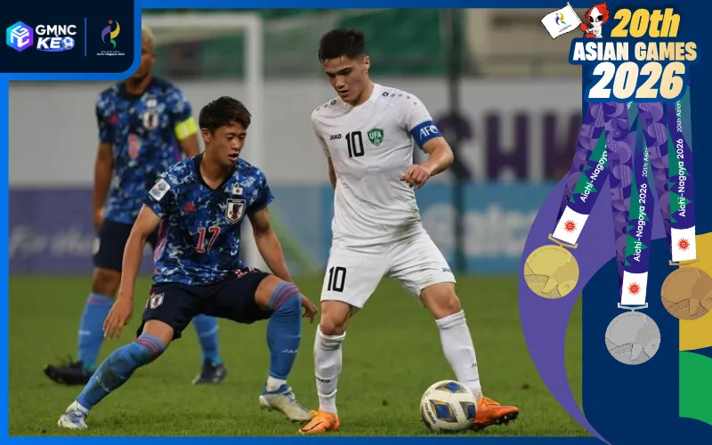 Tương quan lực lượng giữa U23 Uzbekistan vs U23 Nhật Bản