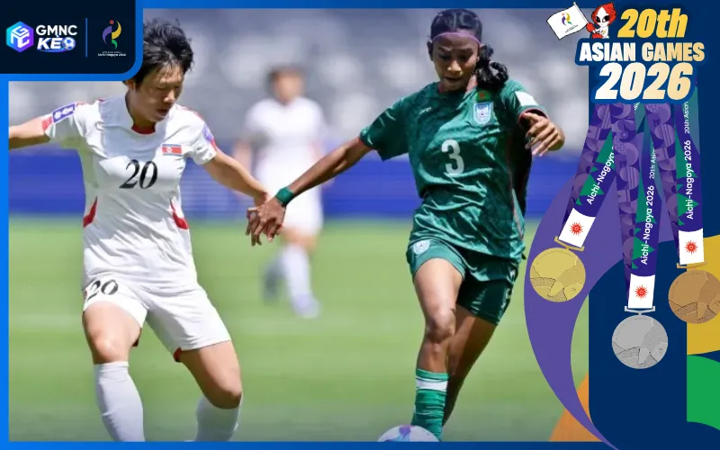 Tuyển nữ Triều Tiên sở hữu sức mạnh áp đảo tại ASIAD 2026