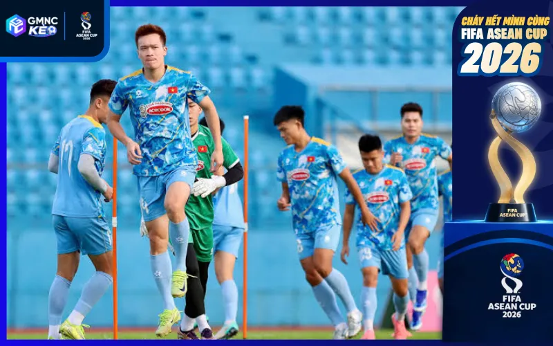 Lịch thi đấu bảng Premier FIFA ASEAN Cup 2026 theo giờ Việt Nam 1 Tuyển Việt Nam tập luyện để chuẩn bị cho lịch tranh tài dồn dập tại hạng Premier
