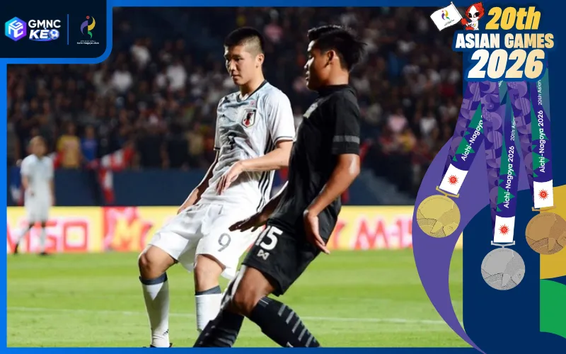Soi kèo U23 Nhật Bản vs U23 Thái Lan 17h30 ngày 23/09/2026 - ASIAD 2026 1 U23 Nhật Bản tự tin duy trì ngôi đầu bảng trước U23 Thái Lan